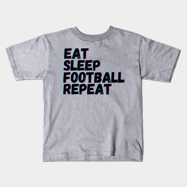 Copy of Eat Sleep Lacrosse Repeat Kids T-Shirt by blueduckstuff